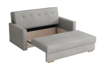 Ajiz Sovesofa 3-personers i Bouclé - Grøn - Møbler - Sofaer - Sovesofaer
