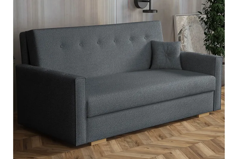 Ajiz Sovesofa 3-personers i Bouclé, Grå