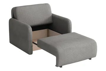 Ajmeri 2-personers Sovesofa 80x196 cm med Opbevaring i Stof - Orange - Møbler - Sofaer - Sovesofaer