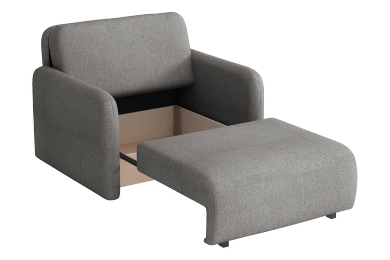 Ajmeri 2-personers Sovesofa 80x196 cm med Opbevaring i Stof - Orange - Møbler - Sofaer - Sovesofaer