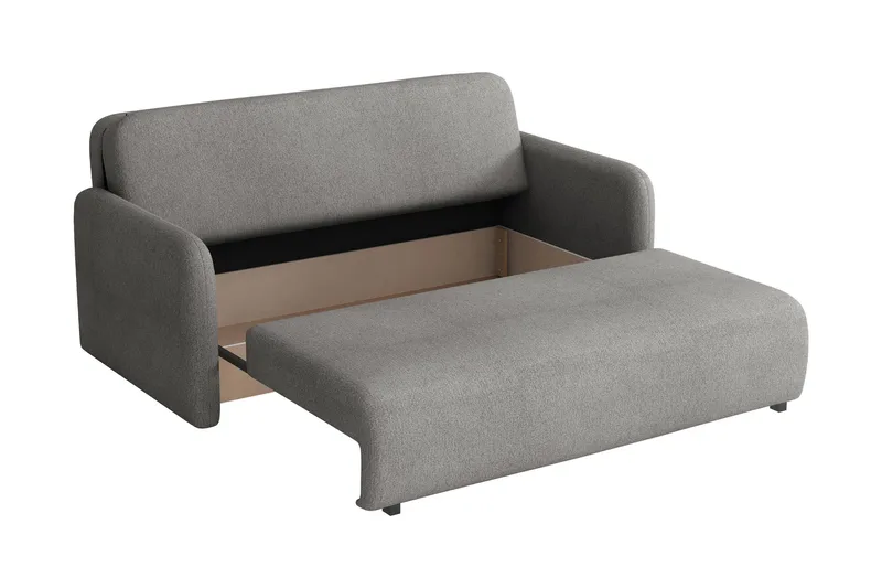 Ajmeri 3-personers Sovesofa 150x196 cm med Opbevaring i Stof - Orange - Møbler - Sofaer - Sovesofaer