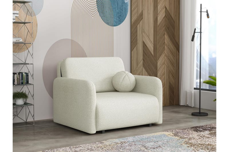 Ajmeri Sovesofa 2-personers i Bouclé, Beige