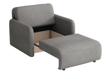 Ajmeri Sovesofa 2-personers i Bouclé - Grå - Møbler - Sofaer - Sovesofaer