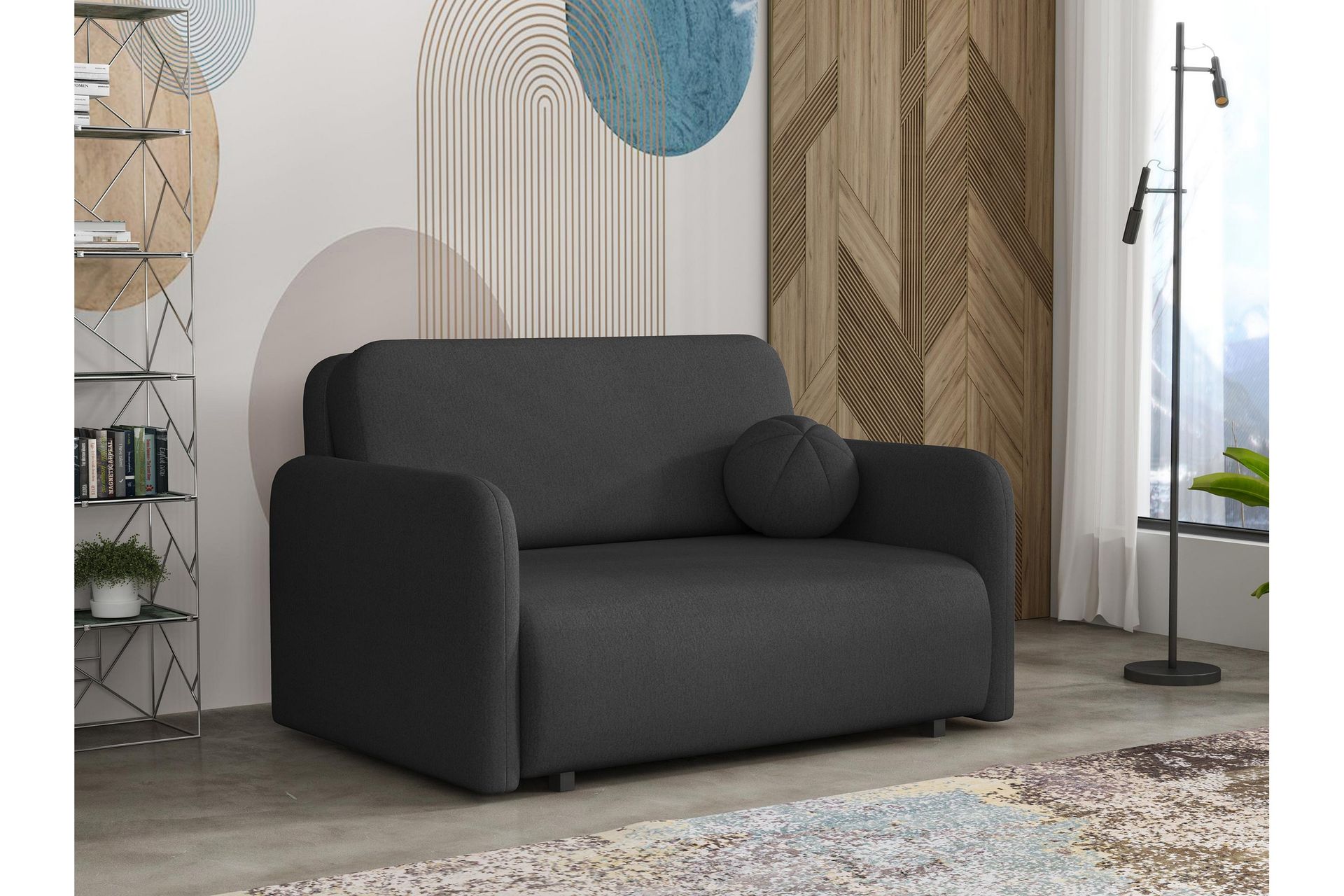 Ajmeri Sovesofa 2-personers - Grå - Møbler - Sofaer - Sovesofaer