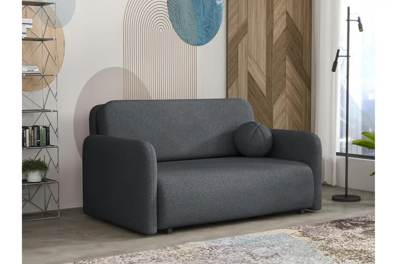 Ajmeri Sovesofa 3-personers i Bouclé - Grå - Møbler - Sofaer - Sovesofaer