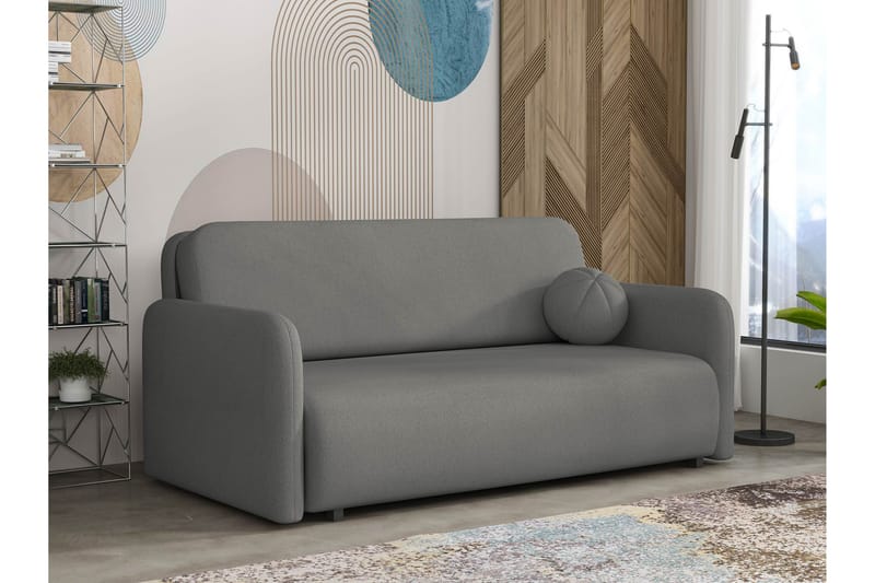 Ajmeri Sovesofa 3-personers - Grå - Møbler - Sofaer - Sovesofaer