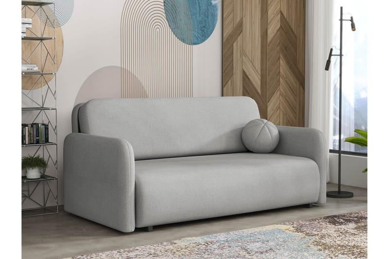 Ajmeri Sovesofa 3-personers - Grå - Møbler - Sofaer - Sovesofaer