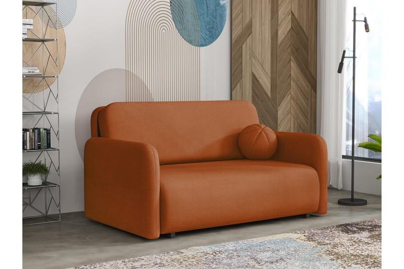 Ajmeri Sovesofa i Stof, Orange