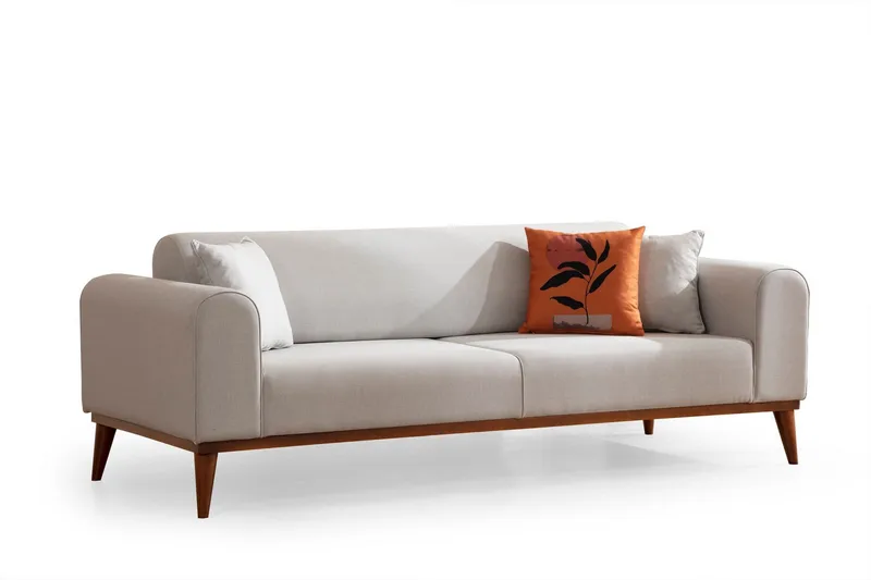 Akio 4-personers Sovesofa, Creme