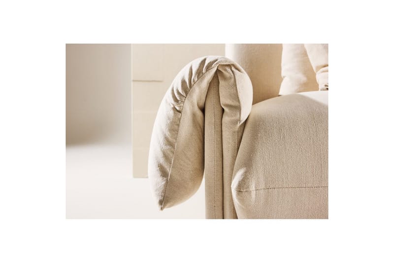 Almindelig sofa uden divan og chaiselong VIND Sofa VIND 3-personers Mollösund 237x95x82 cm beige Beige - Møbler - Sofaer - 3 personers sofa