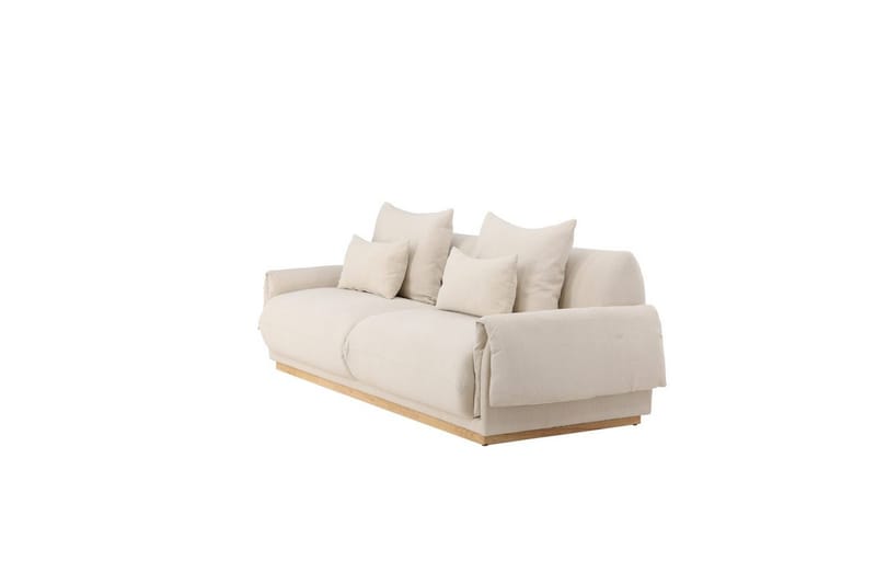 Almindelig sofa uden divan og chaiselong VIND Sofa VIND 3-personers Mollösund 237x95x82 cm beige Beige - Møbler - Sofaer - 3 personers sofa