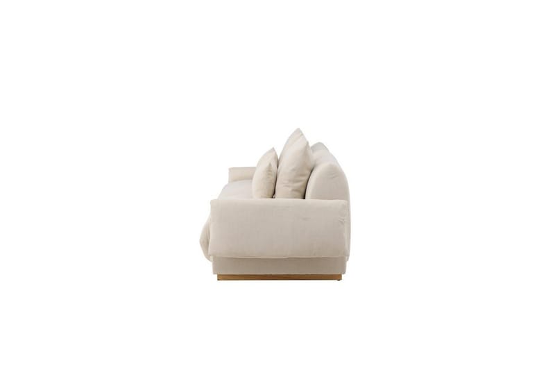 Almindelig sofa uden divan og chaiselong VIND Sofa VIND 3-personers Mollösund 237x95x82 cm beige Beige - Møbler - Sofaer - 3 personers sofa
