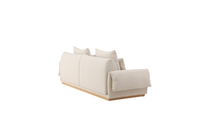 Almindelig sofa uden divan og chaiselong VIND Sofa VIND 3-personers Mollösund 237x95x82 cm beige Beige - Møbler - Sofaer - 3 personers sofa