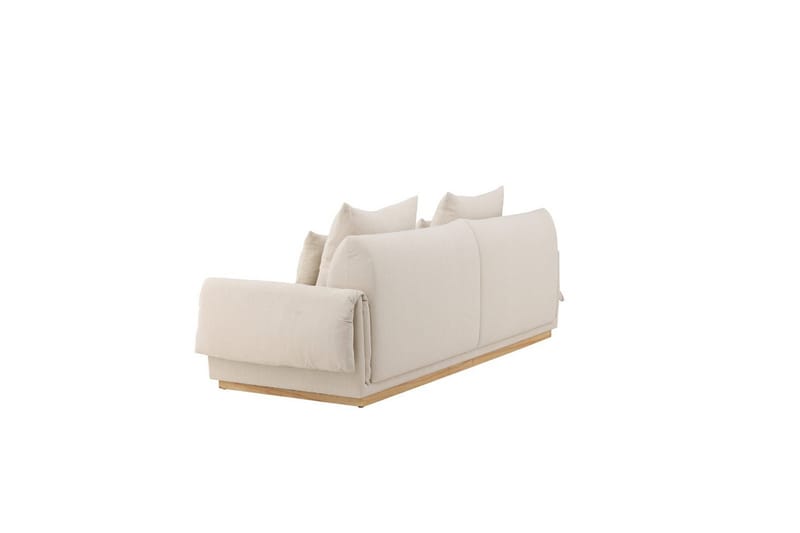Almindelig sofa uden divan og chaiselong VIND Sofa VIND 3-personers Mollösund 237x95x82 cm beige Beige - Møbler - Sofaer - 3 personers sofa