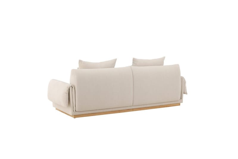 Almindelig sofa uden divan og chaiselong VIND Sofa VIND 3-personers Mollösund 237x95x82 cm beige Beige - Møbler - Sofaer - 3 personers sofa