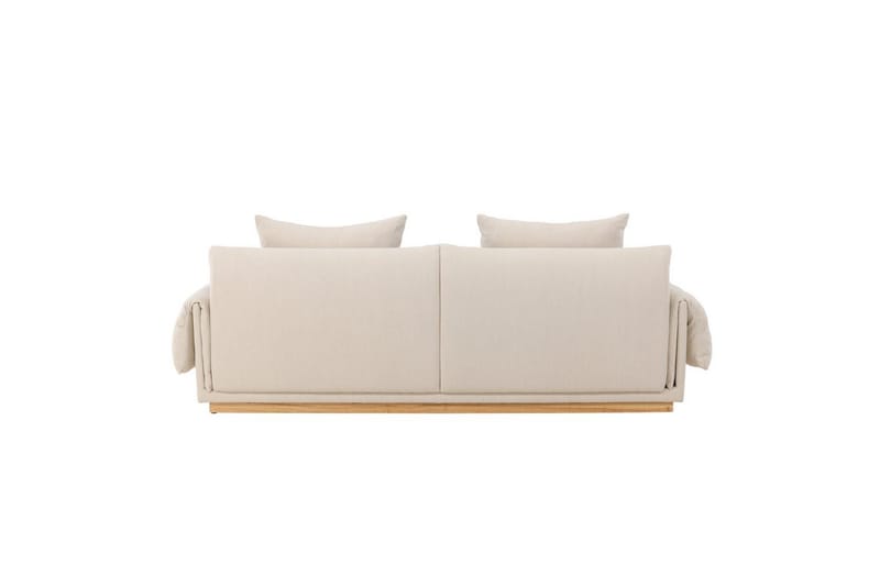 Almindelig sofa uden divan og chaiselong VIND Sofa VIND 3-personers Mollösund 237x95x82 cm beige Beige - Møbler - Sofaer - 3 personers sofa