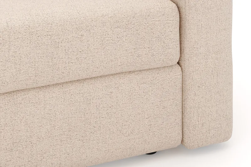 Alnaryd 2-3personers Sofa med Nedfældeligt Armlæn - Beige - Møbler - Sofaer - 2 personers sofa