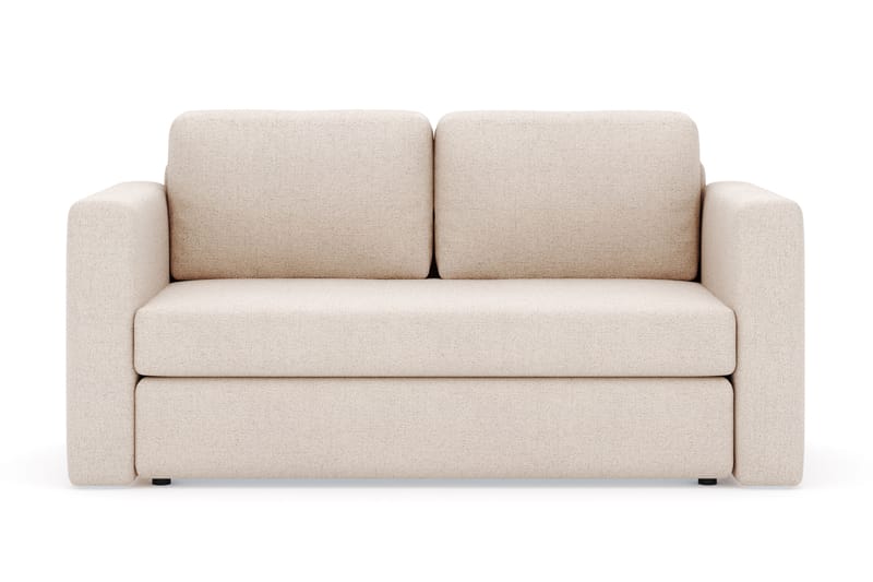 Alnaryd 2-3personers Sofa med Nedfældeligt Armlæn - Beige - Møbler - Sofaer - 2 personers sofa