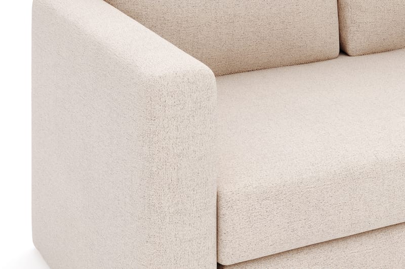 Alnaryd 2-3personers Sofa med Nedfældeligt Armlæn - Beige - Møbler - Sofaer - 2 personers sofa