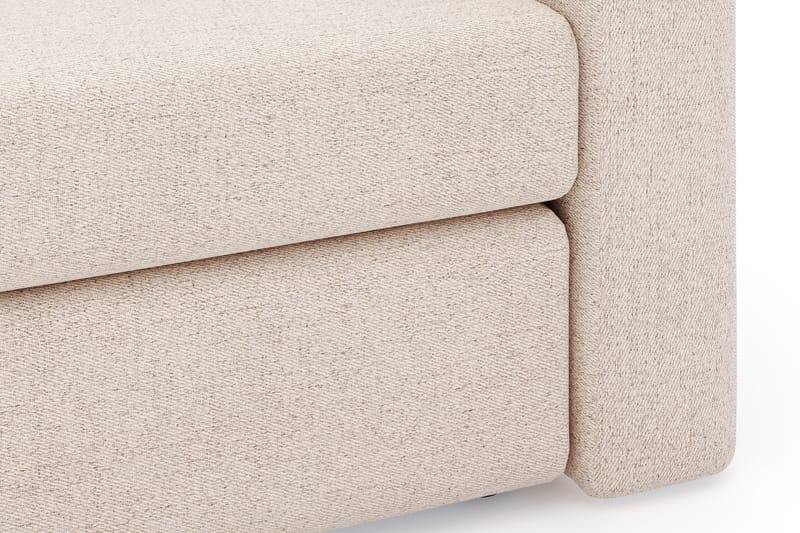Alnaryd 2-3personers Sofa med Nedfældeligt Armlæn - Beige - Møbler - Sofaer - 2 personers sofa