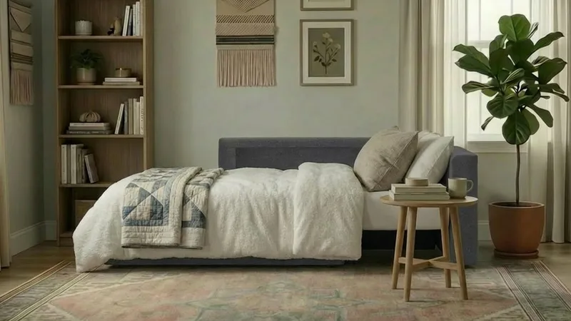 Alnaryd 2-3personers Sofa med Nedfældeligt Armlæn - Grå - Møbler - Sofaer - 2 personers sofa