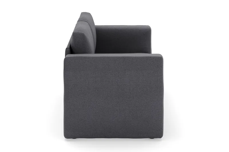 Alnaryd 2-3personers Sofa med Nedfældeligt Armlæn, Grå