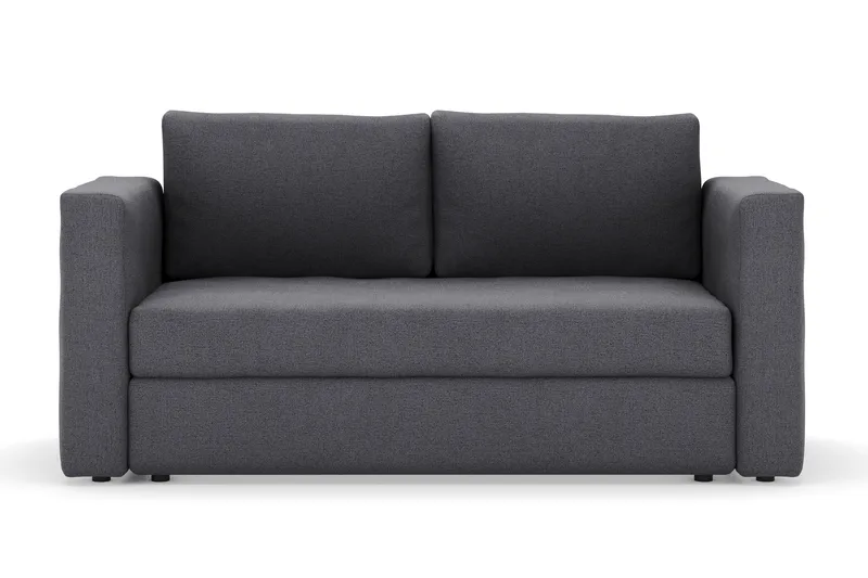 Alnaryd 2-3personers Sofa med Nedfældeligt Armlæn, Grå