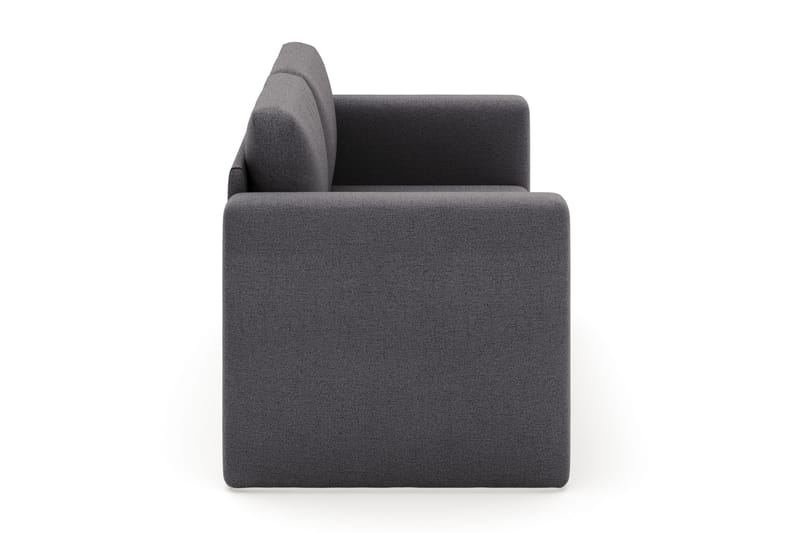Alnaryd 2-3personers Sofa med Nedfældeligt Armlæn - Grå - Møbler - Sofaer - 2 personers sofa