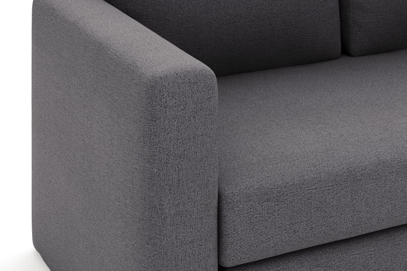 Alnaryd 2-3personers Sofa med Nedfældeligt Armlæn - Grå - Møbler - Sofaer - 2 personers sofa
