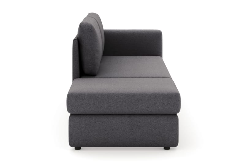 Alnaryd 2-3personers Sofa med Nedfældeligt Armlæn - Grå - Møbler - Sofaer - 2 personers sofa