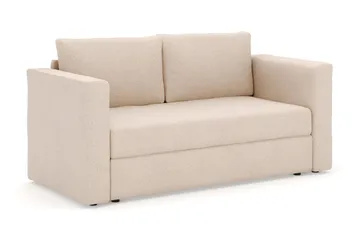 Alnaryd 2-3personers Sovesofa med Nedfældeligt Armlæn - Beige - Møbler - Sofaer - Sovesofaer