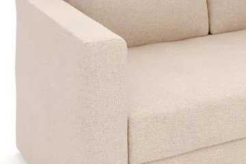 Alnaryd 2-3personers Sovesofa med Nedfældeligt Armlæn - Beige - Møbler - Sofaer - Sovesofaer