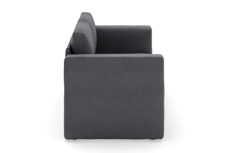 Alnaryd 2-3personers Sovesofa med Nedfældeligt Armlæn - Grå - Møbler - Sofaer - Sovesofaer