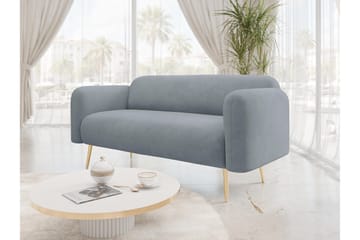 Alros Soffa 2-sits - Grå - Møbler - Sofaer - Velour sofaer