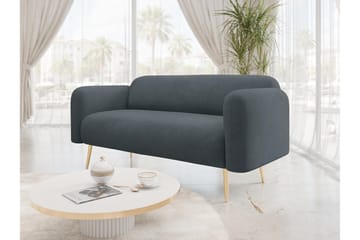 Alros Soffa 2-sits - Grå - Møbler - Sofaer - Velour sofaer