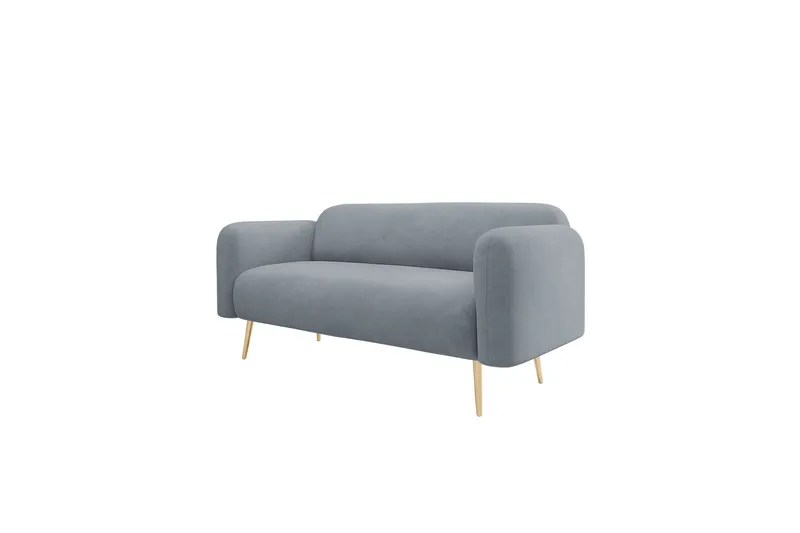 Alros Soffa 2-sits - Grå - Møbler - Sofaer - Velour sofaer