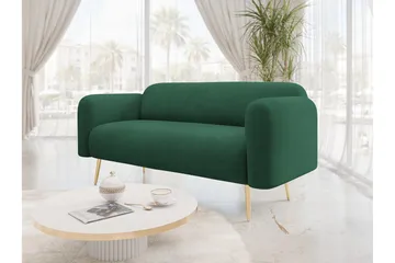 Alros Soffa 2-sits - Grøn - Møbler - Sofaer - Velour sofaer
