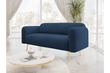 Alros Soffa 2-sits - Marineblå - Møbler - Sofaer - Velour sofaer