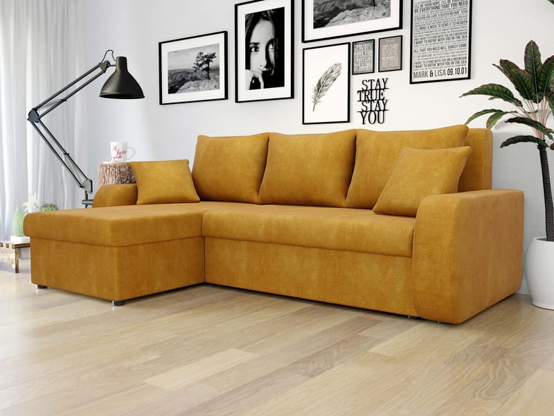 Alvared 3-personers Chaiselongsofa - Møbler - Sofaer - Hjørnesofa