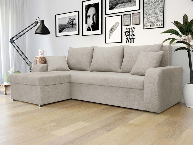 Alvared 3-personers Chaiselongsofa - Møbler - Sofaer - Hjørnesofa