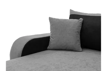 Alvared Sofa Dobbeltdivan 4-personers - Sort - Møbler - Sofaer - Sovesofaer