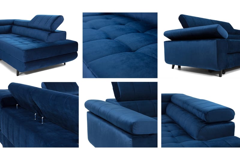 Amshyttan Sovesofa Med Chaiselong 3-Personers - Møbler - Sofaer - Sovesofaer