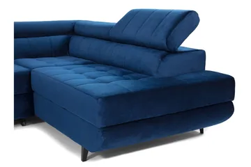 Amshyttan Sovesofa Med Chaiselong 3-Personers - Orange - Møbler - Sofaer - Sovesofaer