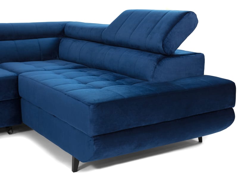 Amshyttan Sovesofa med chaiselong 4-personers - Grøn - Møbler - Sofaer - Sovesofaer