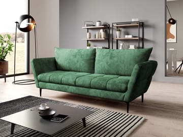 Ancienne 3-personers sofa - grøn - Møbler - Sofaer - 2 personers sofa