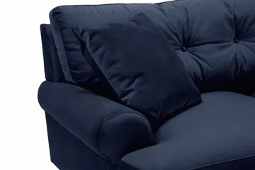 Andrew 2-personers Fløjlssofa - Blå - Møbler - Sofaer - Velour sofaer