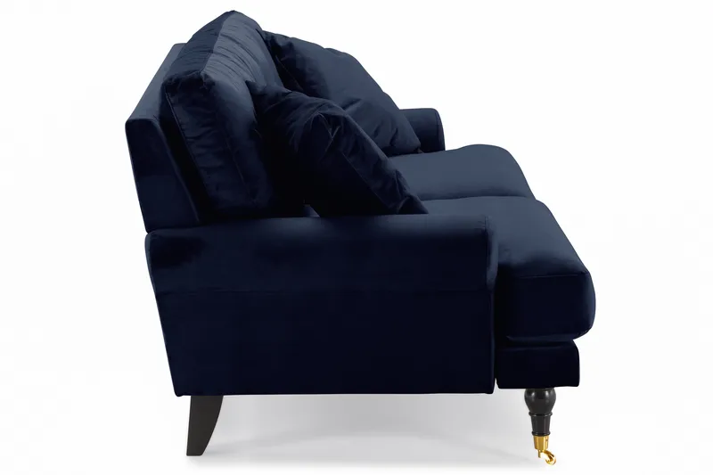 Andrew 2-personers Fløjlssofa - Blå - Møbler - Sofaer - Velour sofaer