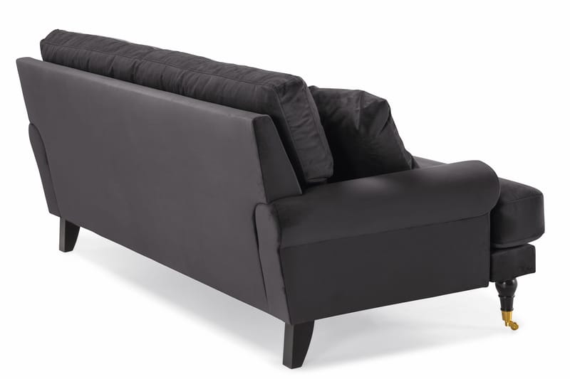 Andrew 2-personers Fløjlssofa - Mørkegrå - Møbler - Sofaer - Velour sofaer