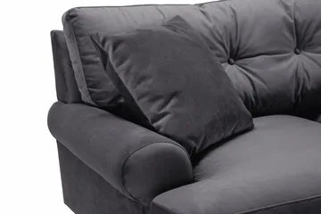 Andrew 2-personers Fløjlssofa - Mørkegrå - Møbler - Sofaer - Velour sofaer