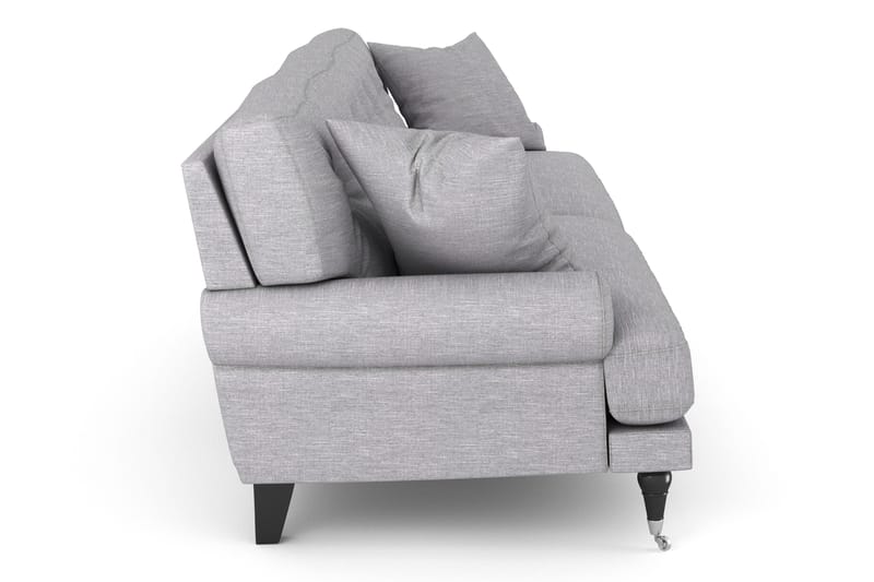 Andrew 3-personers Stofsofa - Grå - Møbler - Sofaer - 3 personers sofa